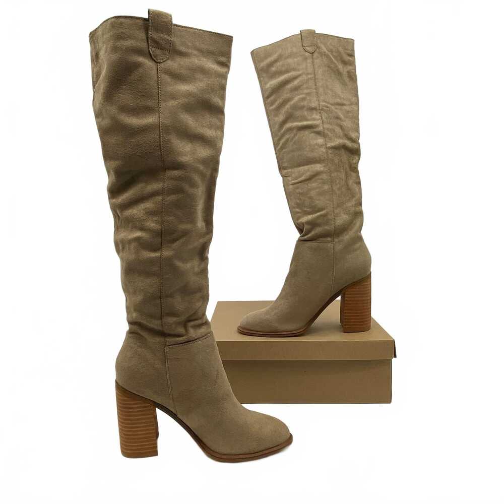 Oasis Society Brown Slouchy Boot | Women’s Faux Suede 7